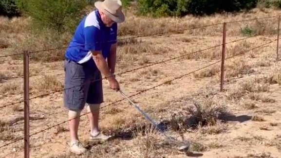 Did you know this rule about STANDING out of bounds with your ball in play?